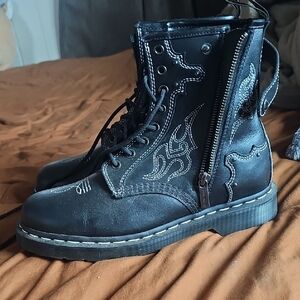 Doc Marten Gothic Americana Lace Up Leather Boots